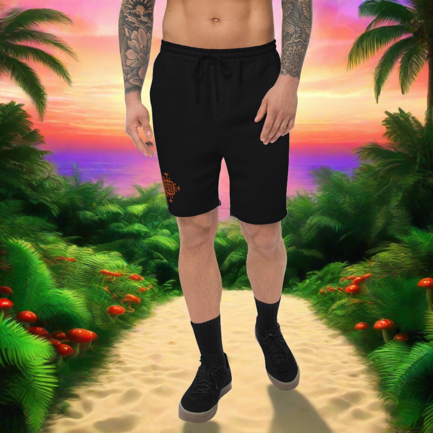 Embroidery Fleece Sweatshorts