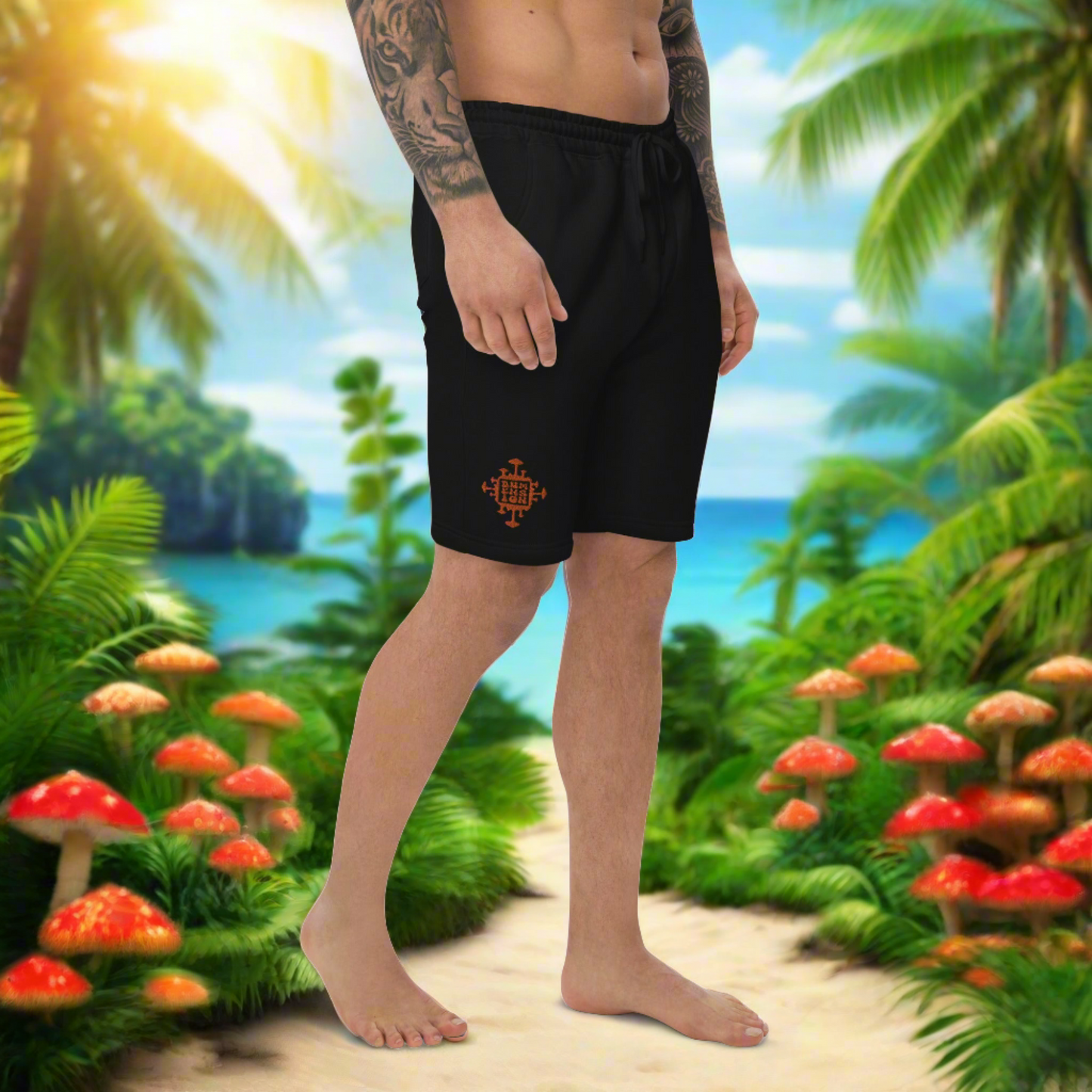 Embroidery Fleece Sweatshorts